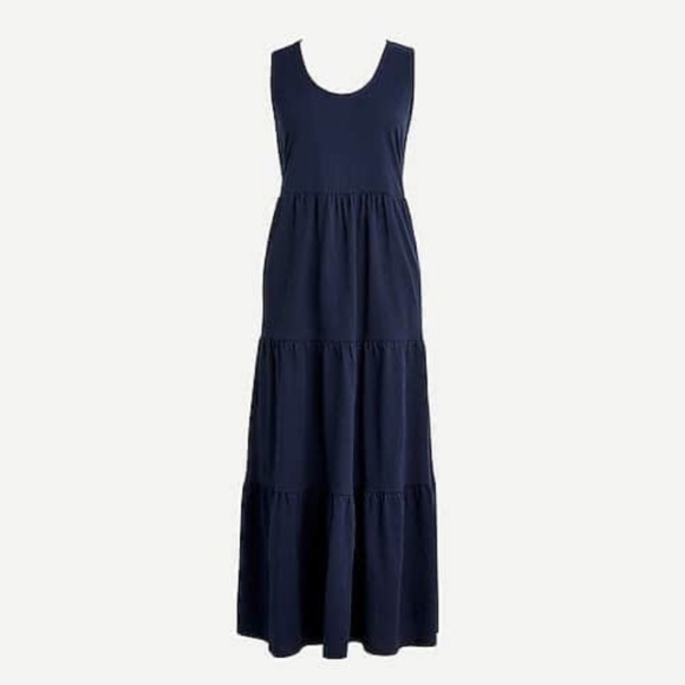 J. Crew Tiered Maxi Dress